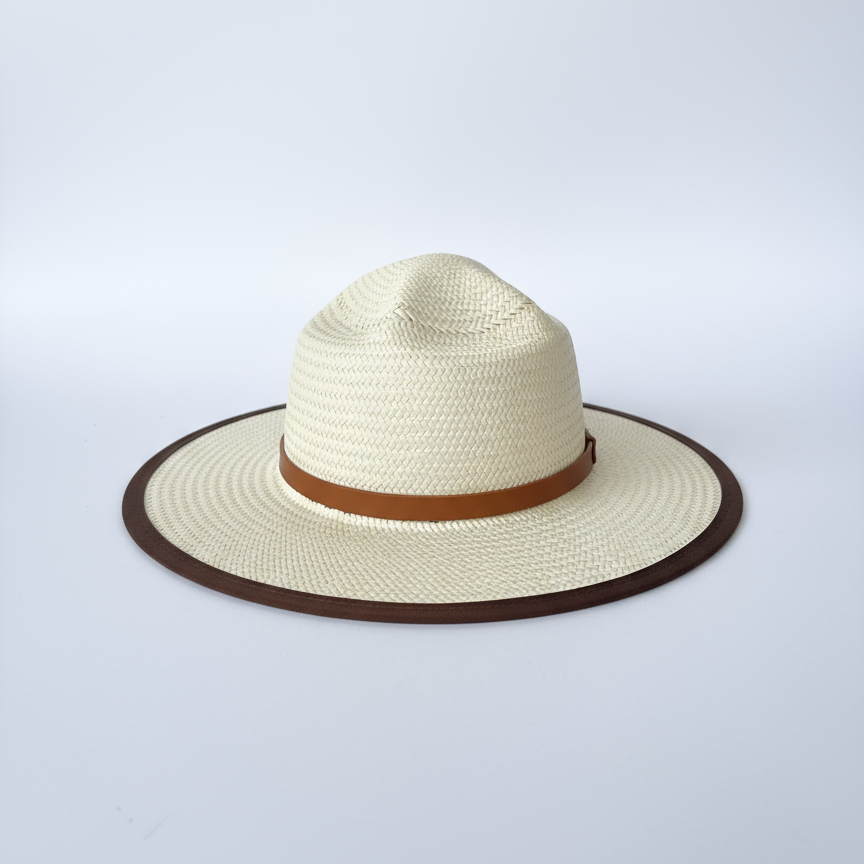 Sombrero Cuatro Pedradas en Toquilla Natural