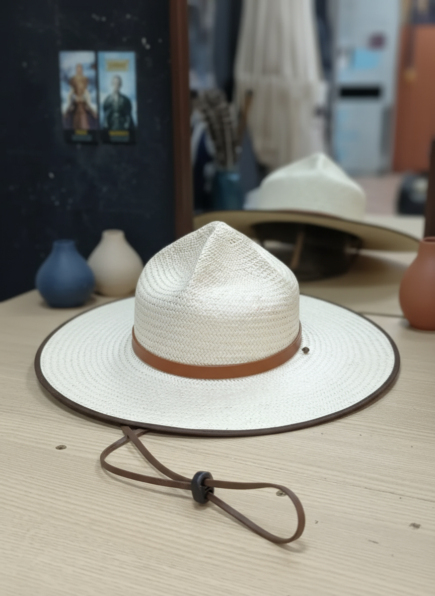 Sombrero Cuatro Pedradas en Toquilla Natural